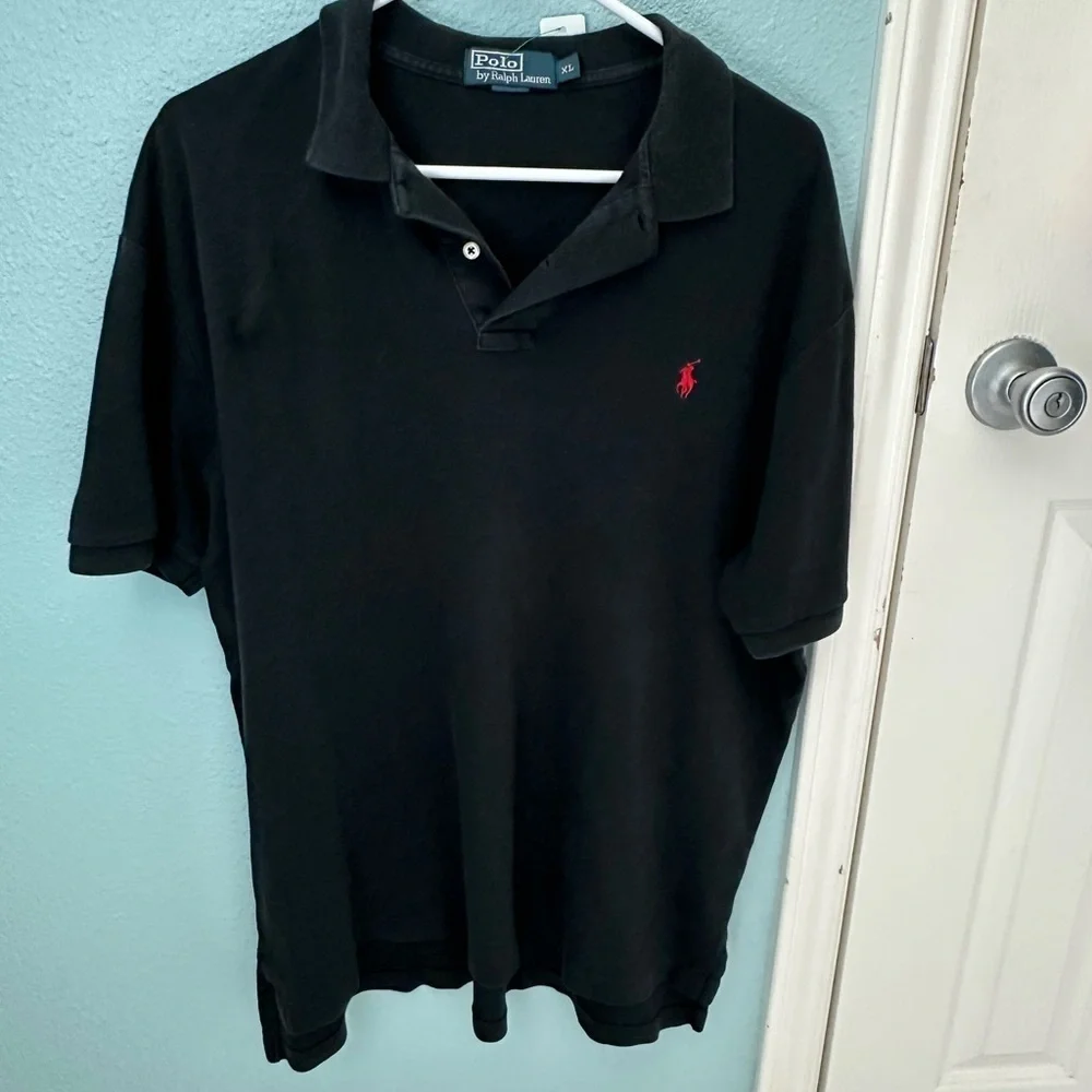 Polo Ralph Lauren Black With Red Pony size XL